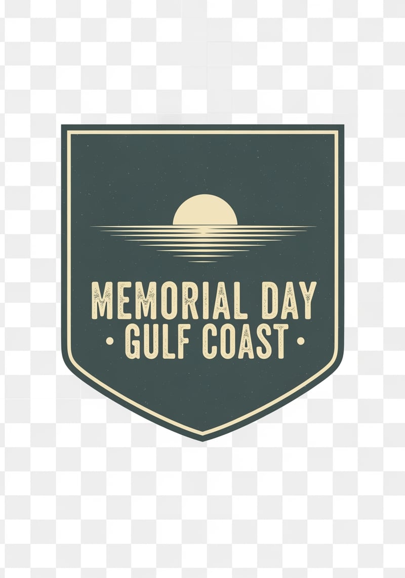 Memorial Day Florida Coast Badge
