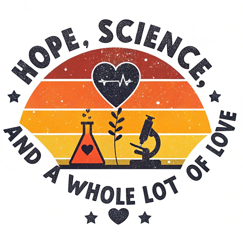 Hope, Science & Love T-Shirt Design