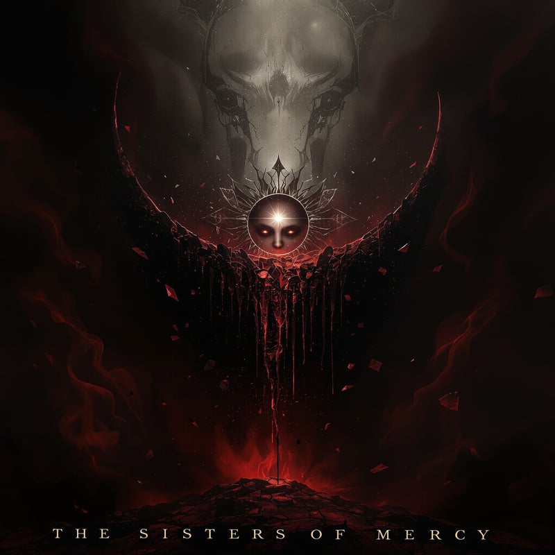 Abstract Gothic Rock Album Cover