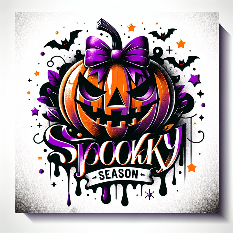 Stylized Halloween Jack-o'-Lantern