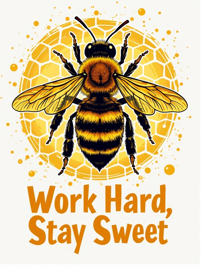 Honeybee T-Shirt Design