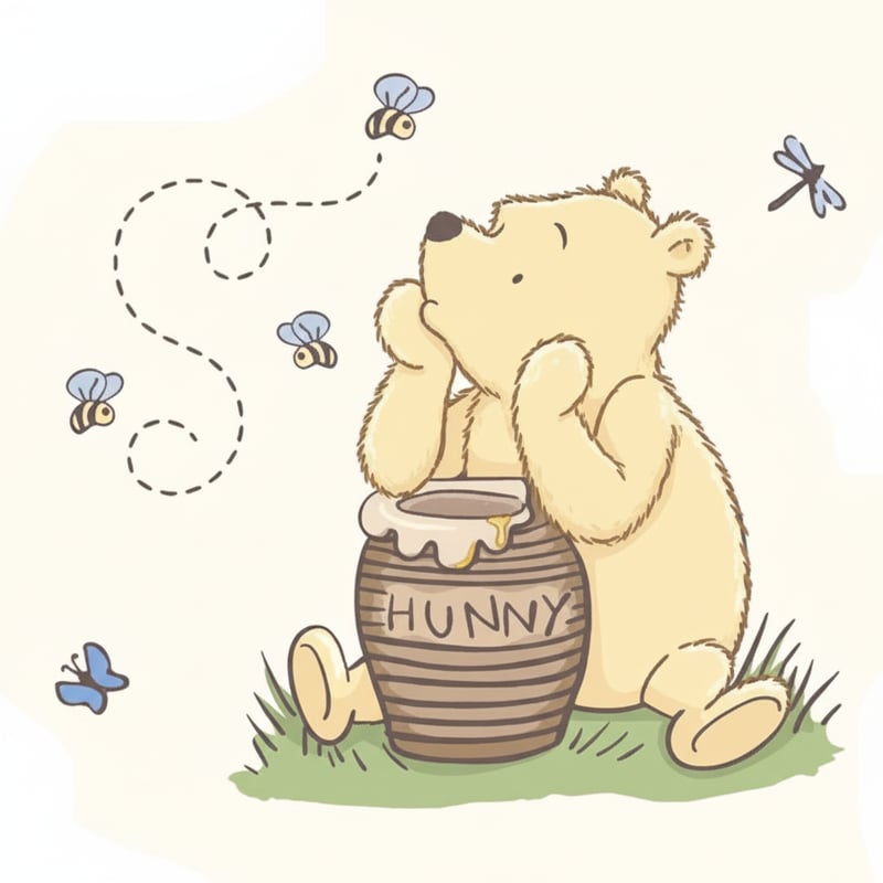 Furry Bear Illustration