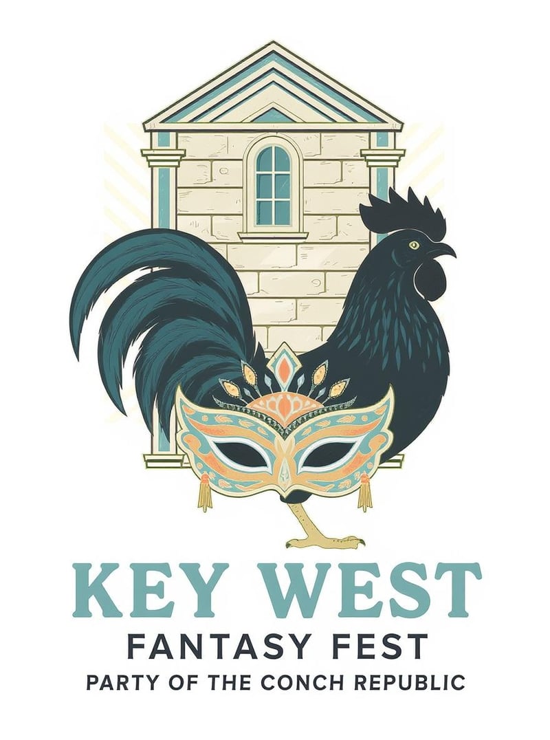 Key West Fantasy Fest Illustration