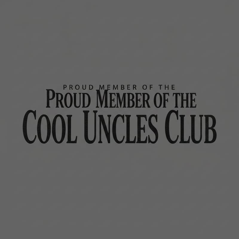 Cool Uncles Club Typography Design