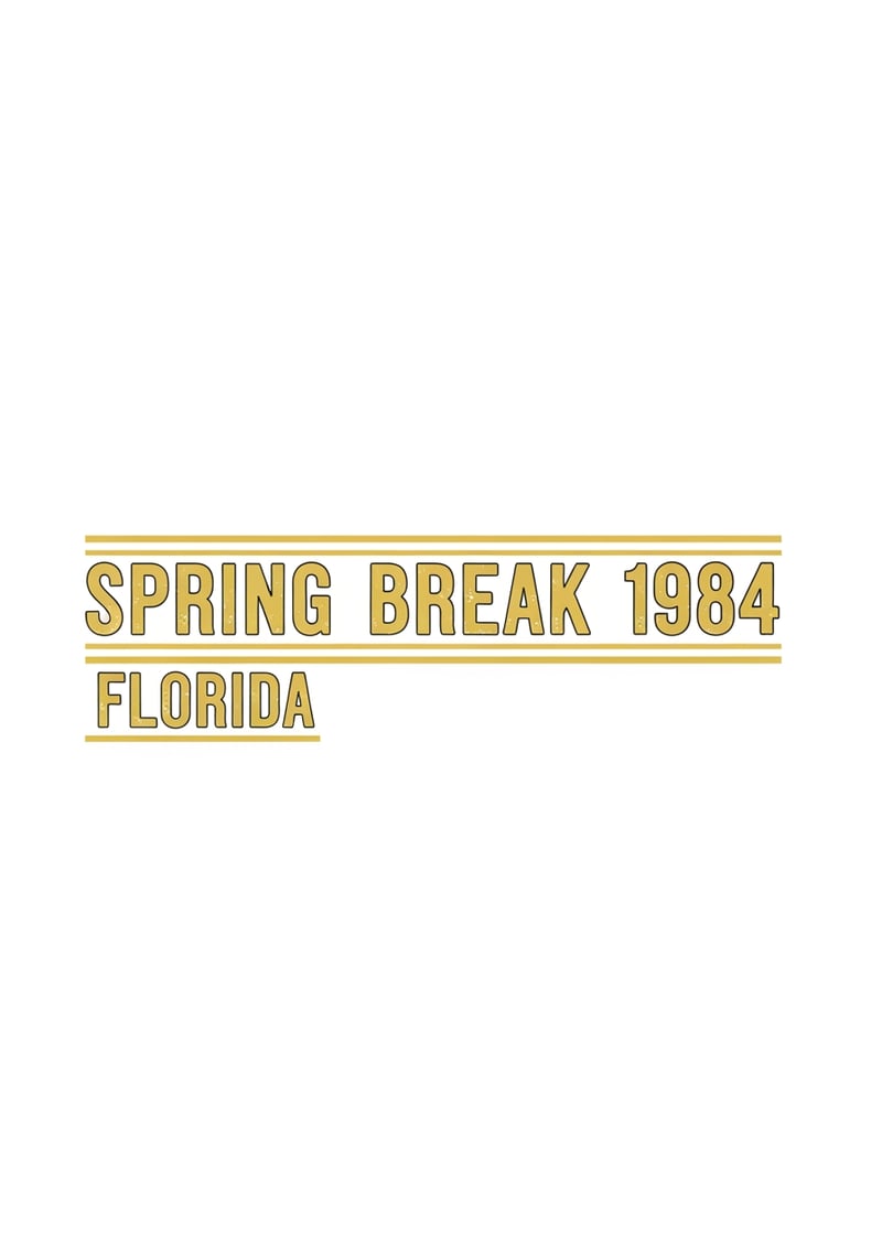1984 Spring Break Florida Graphic