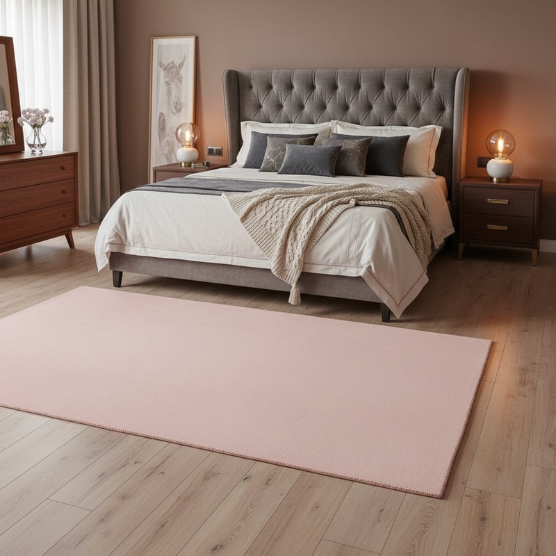 Luxury Adult Bedroom Rug Mockup