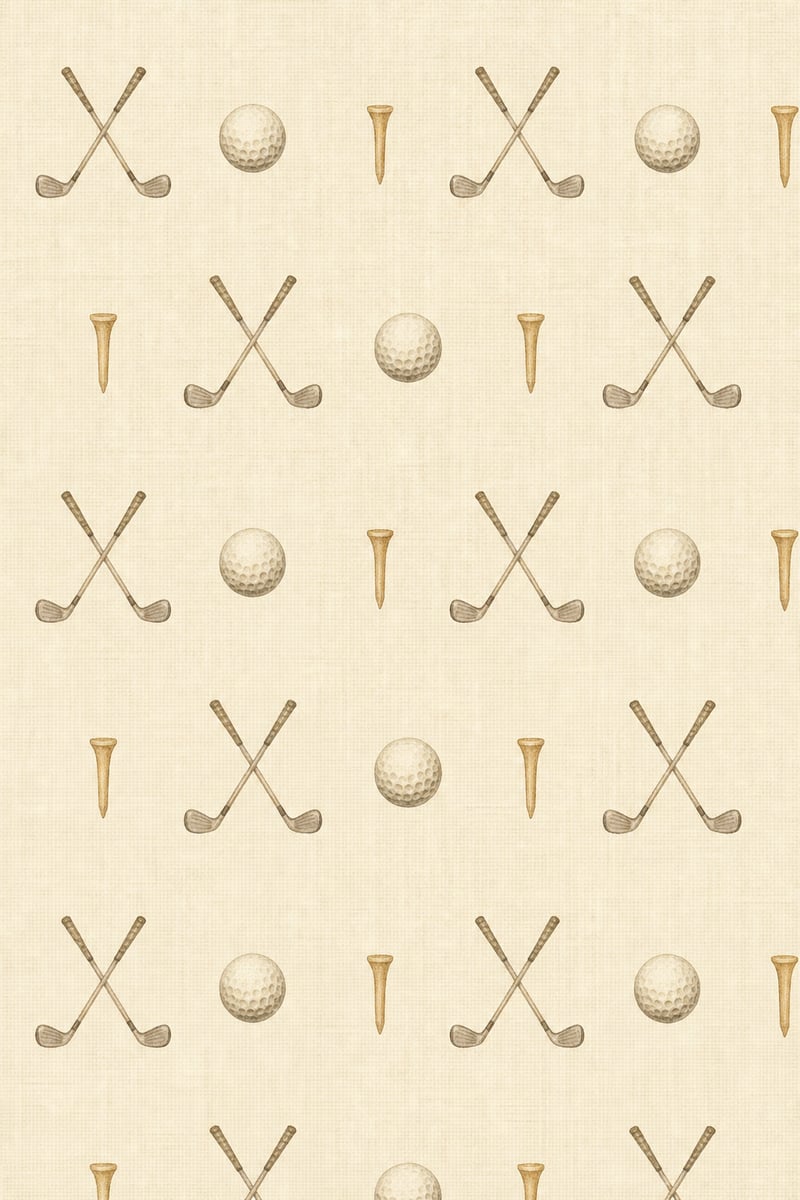 Woven Golf Pattern Fabric Design