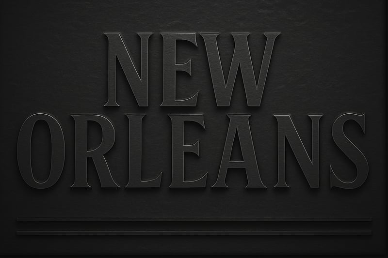 New Orleans Text Image Reimagination