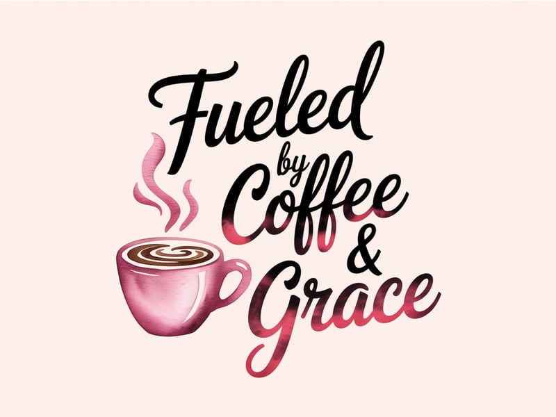 Fueled by Coffee & Grace Design