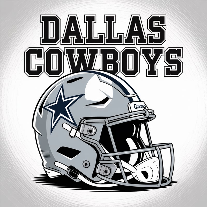 Dallas Cowboys Vintage Logo Design