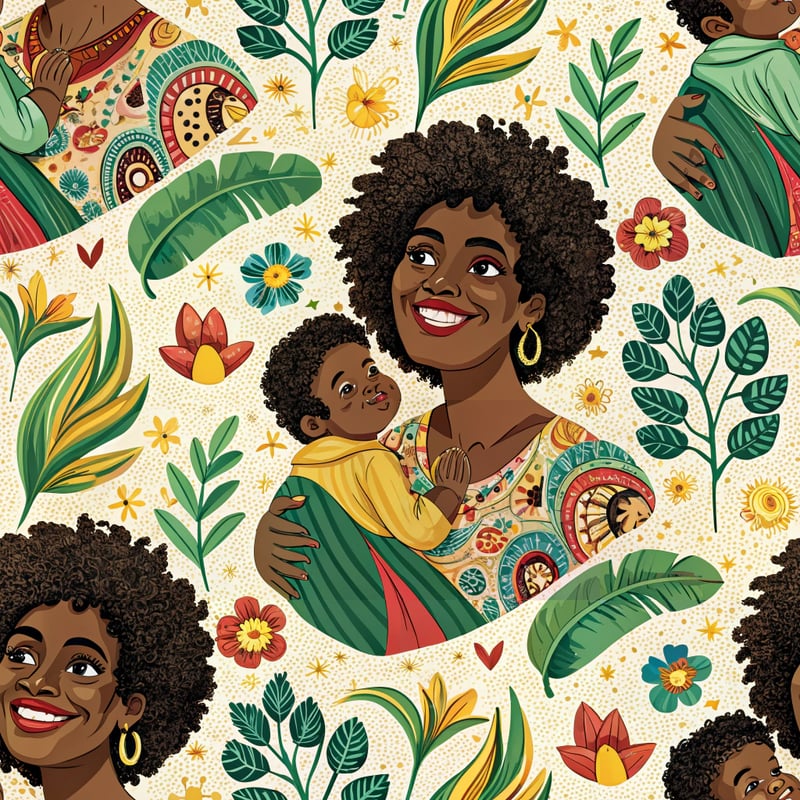 Afro-Brazilian Mother Portrait