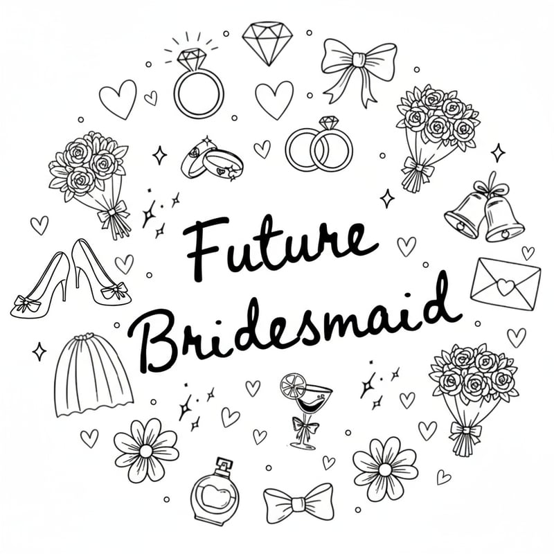Future Bridesmaid Doodle Design