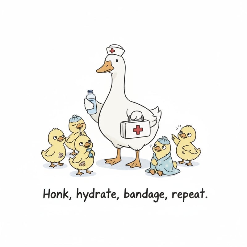 School Nurse Goose Design