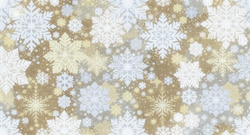 Luxurious Winter Snowflake Pattern