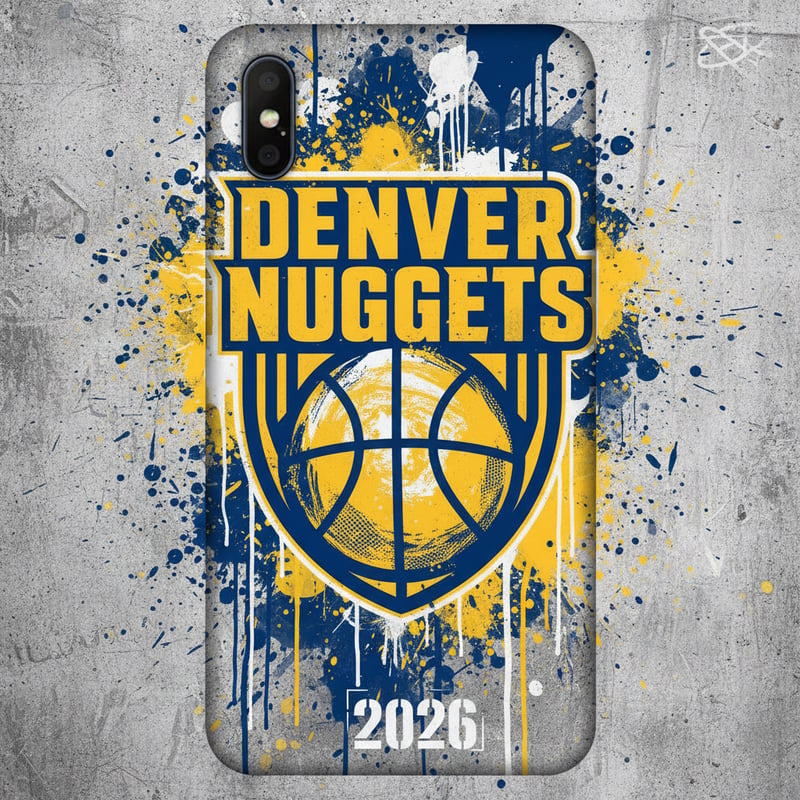 Denver Nuggets Artistic Phone Case