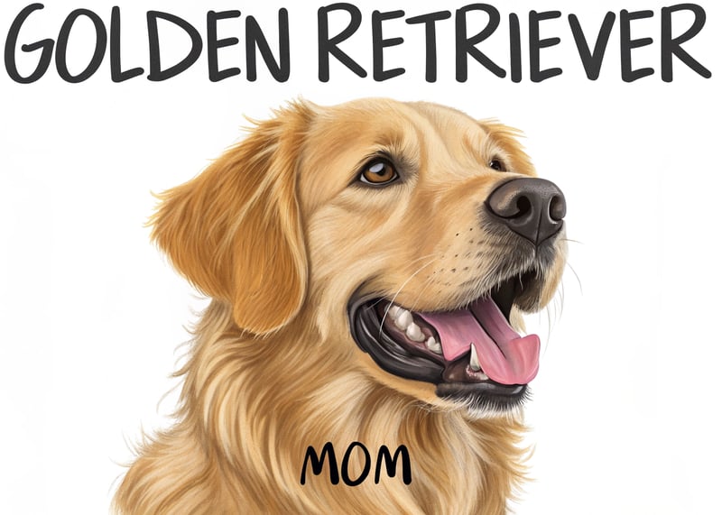 Joyful Golden Retriever Portrait