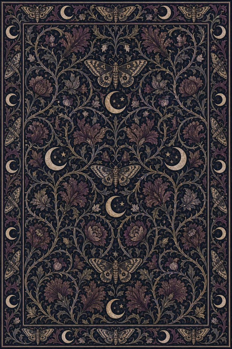 William Morris Style Woven Pattern