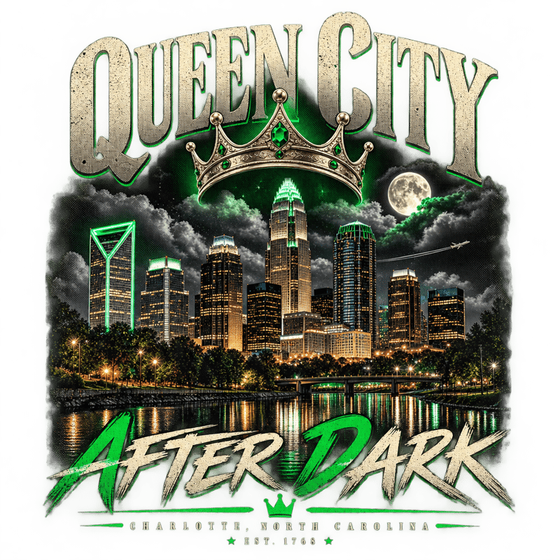 Queen City After Dark Hoodie Graphic