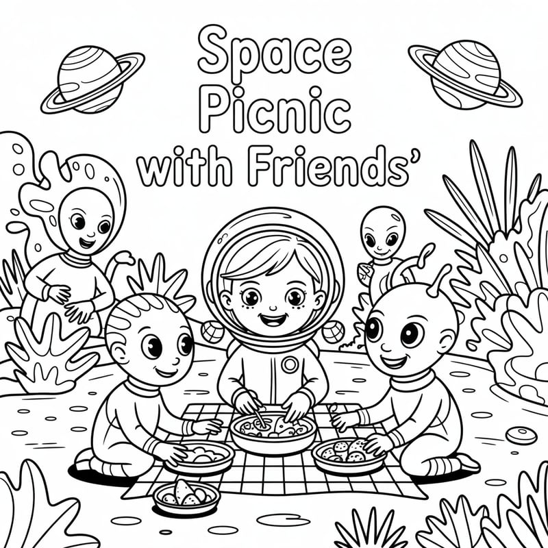 Space Picnic with Luna and Friends