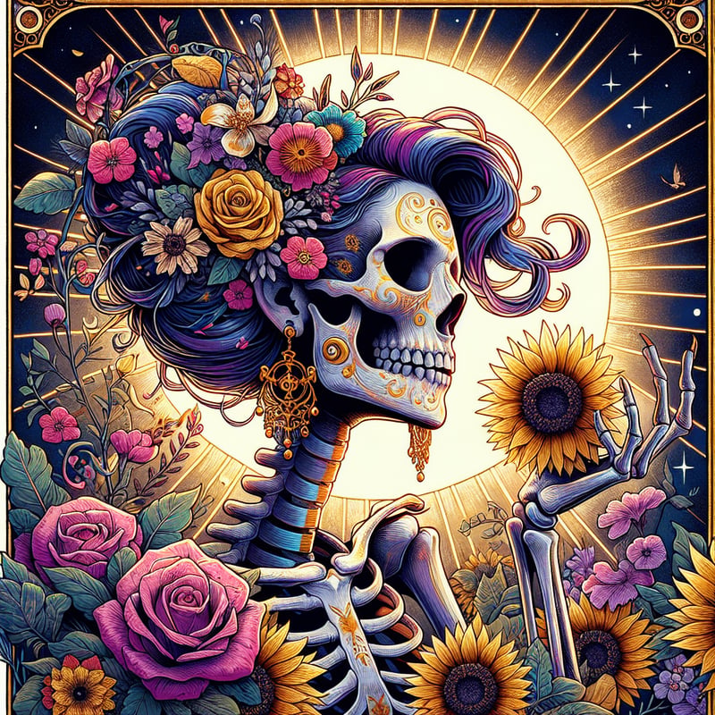 Mystical Tarot Card Illustration