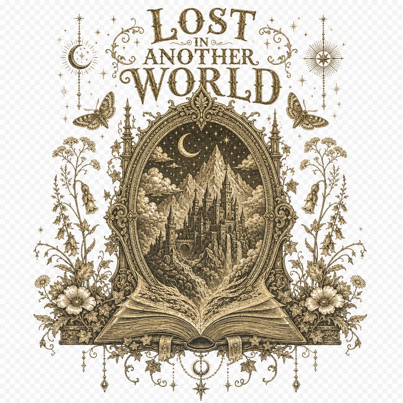 Lost in Another World — Vintage Engraving
