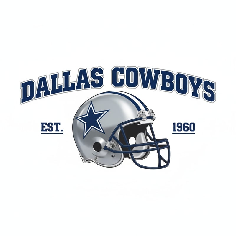 Dallas Cowboys Football Helmet Logo