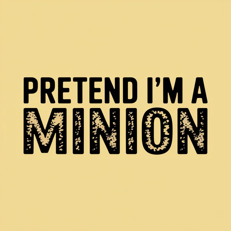 Bold Text Graphic on Yellow Background