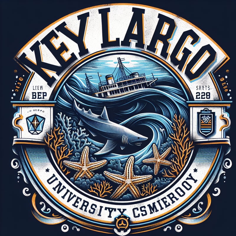 Key Largo University Style T-Shirt