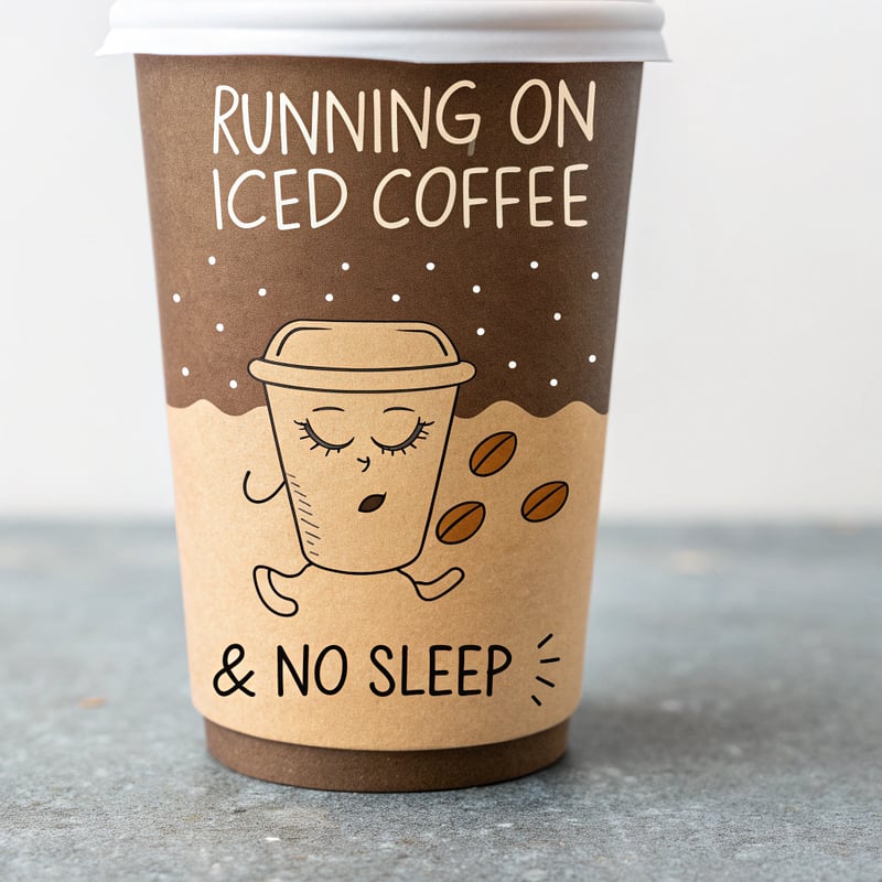 Running on Iced Coffee Design