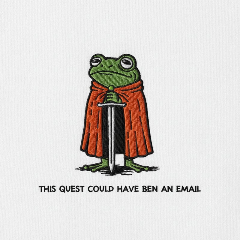 Embroidered Frog Knight Drama