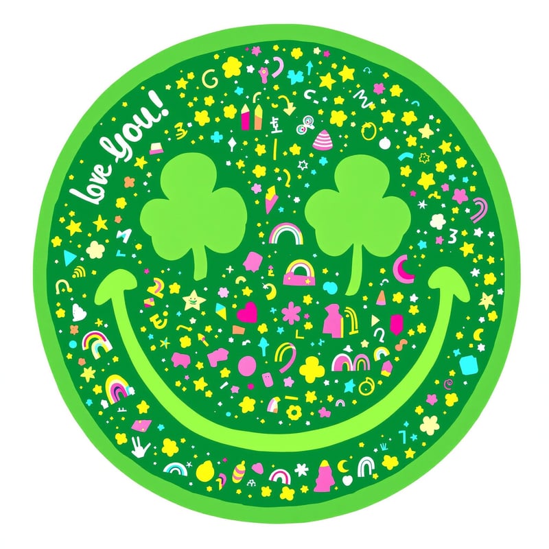 Playful Smiley Face Illustration