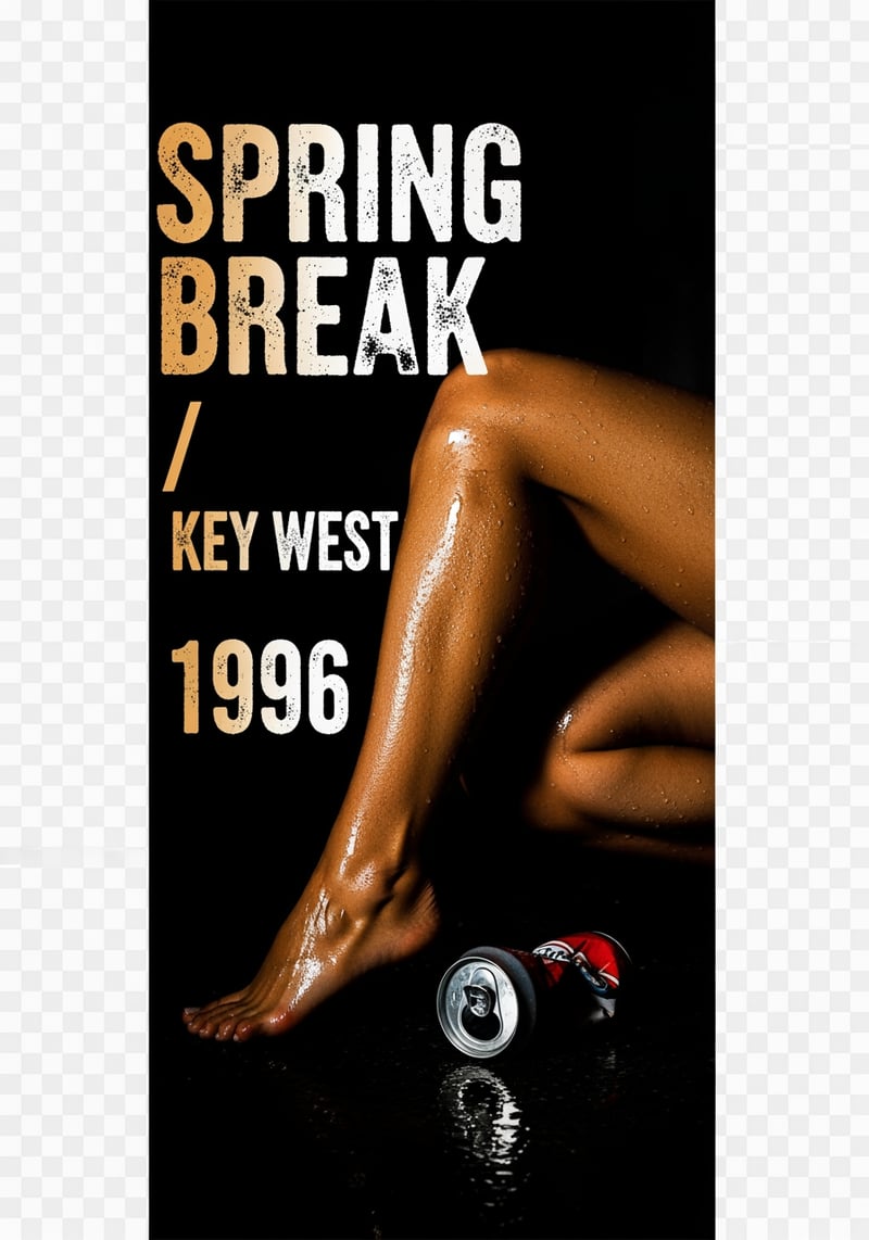 1996 Key West Spring Break Graphic