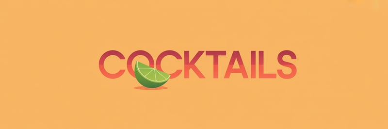 Minimalistic Cocktails Logo