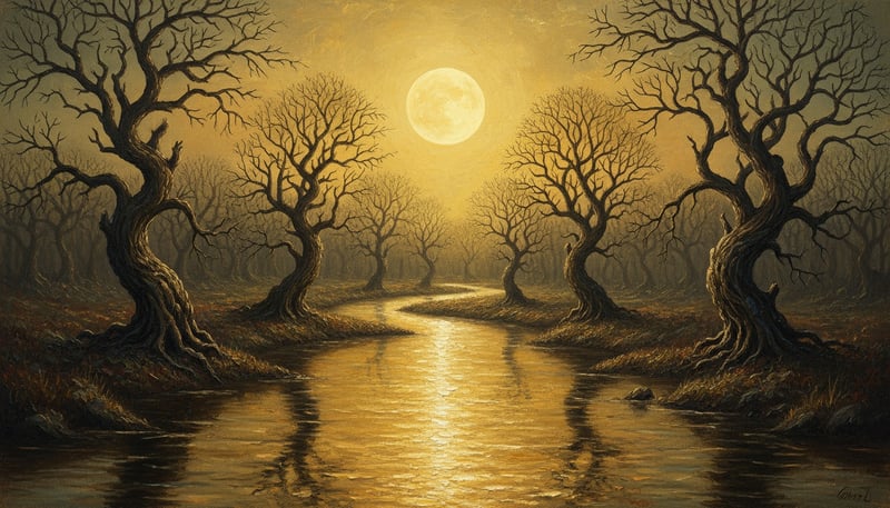 Autumn Landscapes in Detailed Oil Paintings