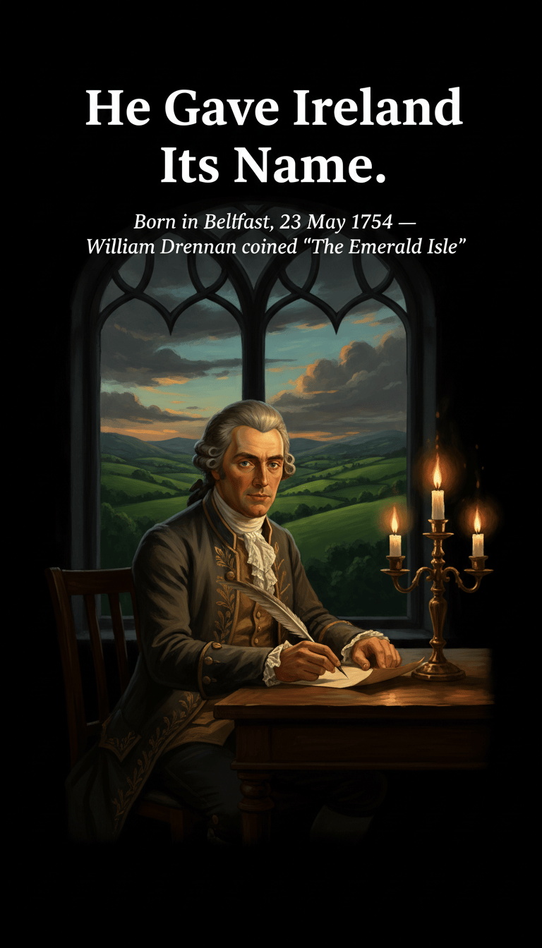 18th-Century Irish Portrait Illustration