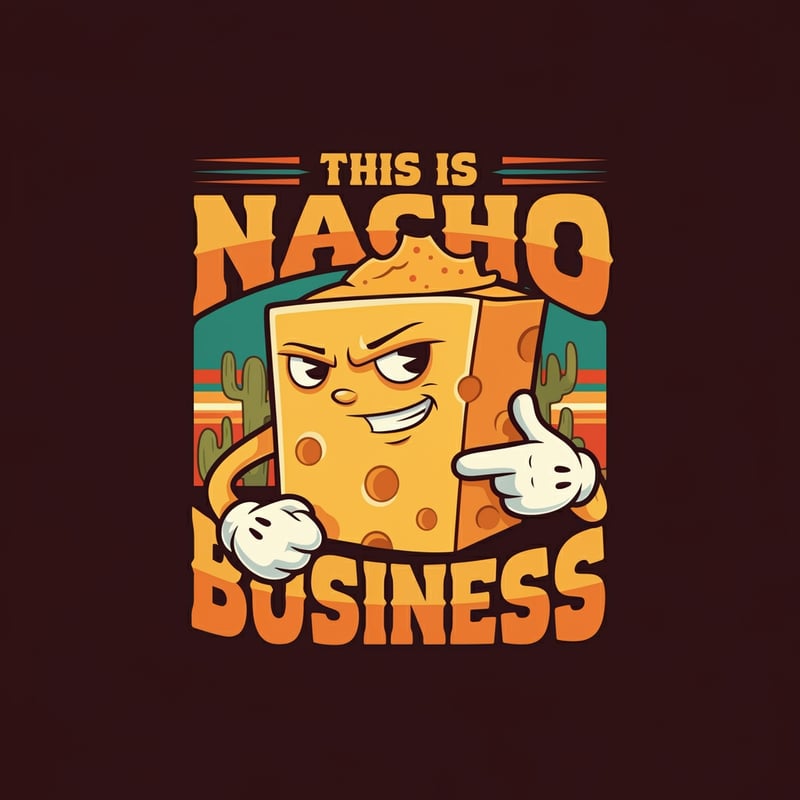 Smug Cheese Block Cartoon Image
