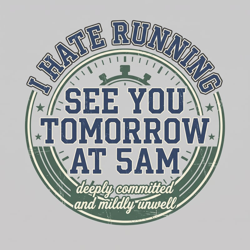 Vintage Collegiate Running Club Design