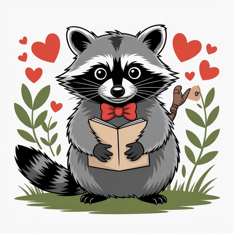 20 Raccoon T-Shirt Design Prompts