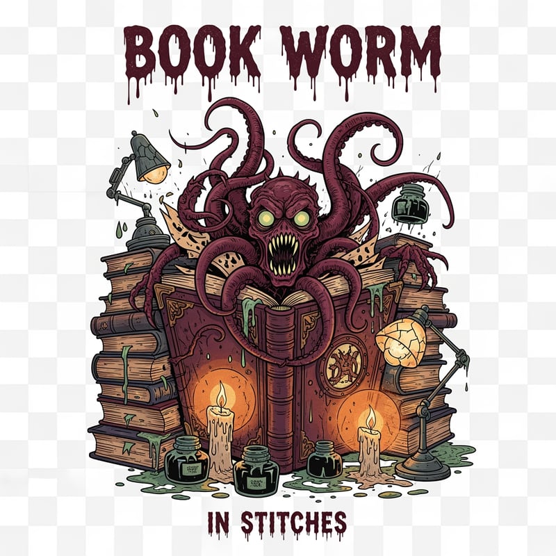 Horror Comic Tentacled Monster T-Shirt