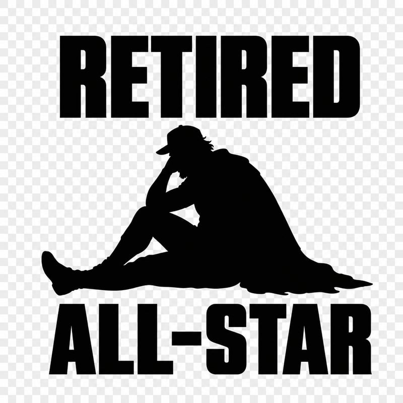 Retired Elderly Hero Silhouette