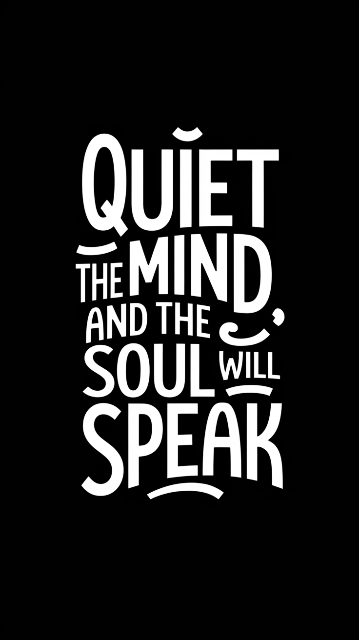 Quiet the Mind T-Shirt Design