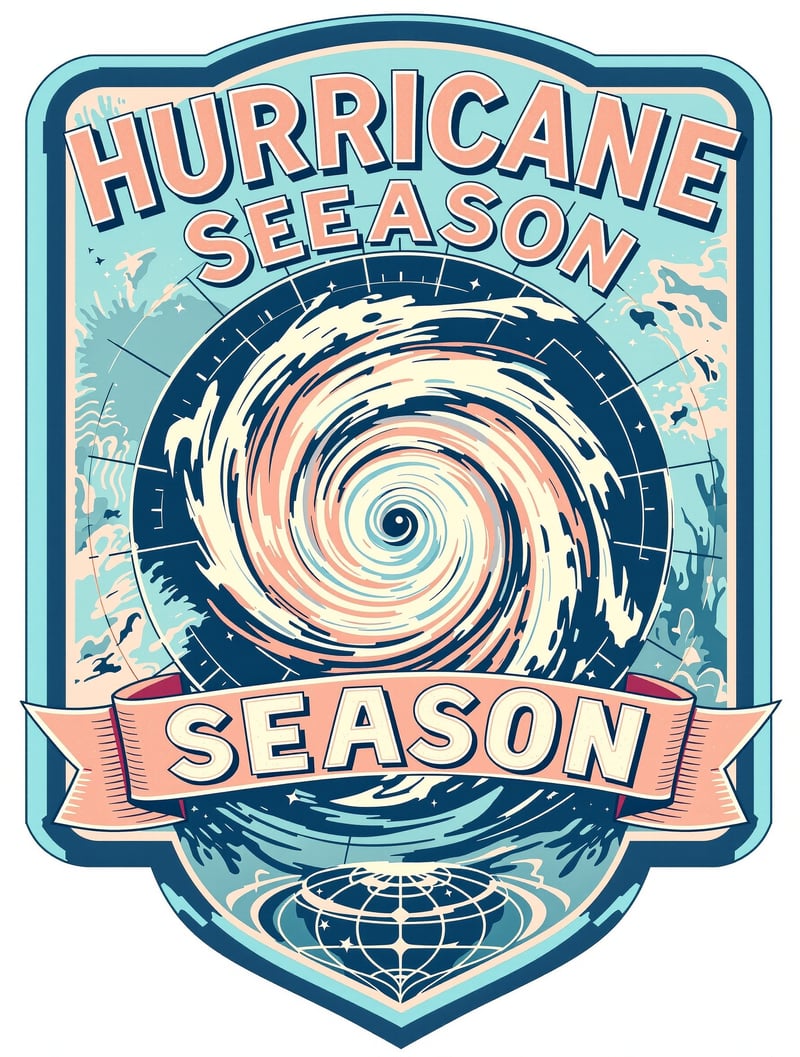 Hurricane Season Humor Crest