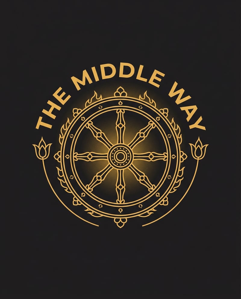 Dharma Wheel Middle Way Design