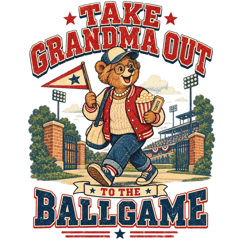 Take Grandma Out to the Ballgame Tee