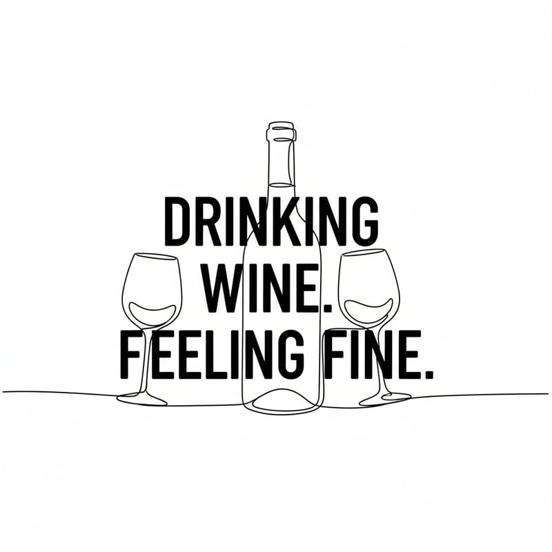 Hand-Drawn Wine Illustration