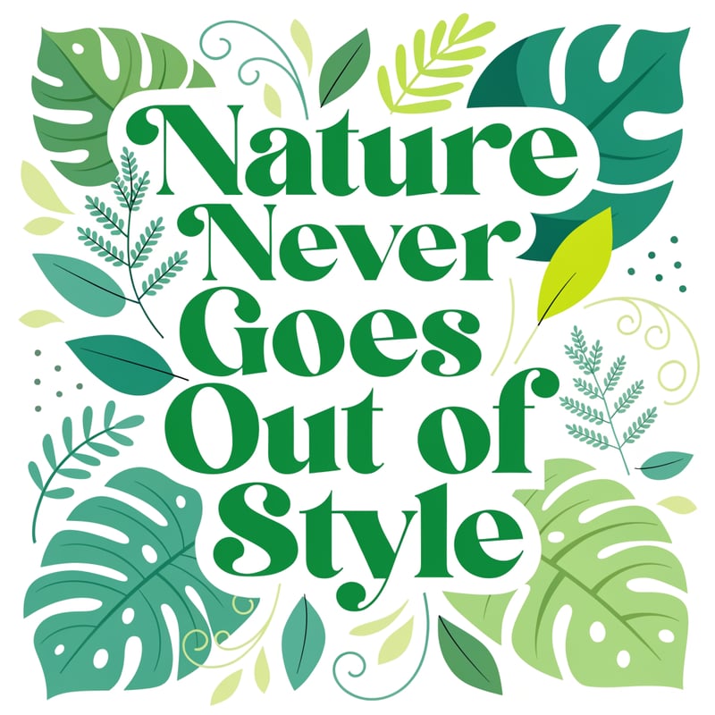Eco-Lifestyle Graphic Design