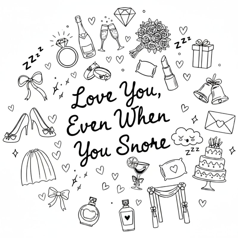 Love You Even When You Snore Design