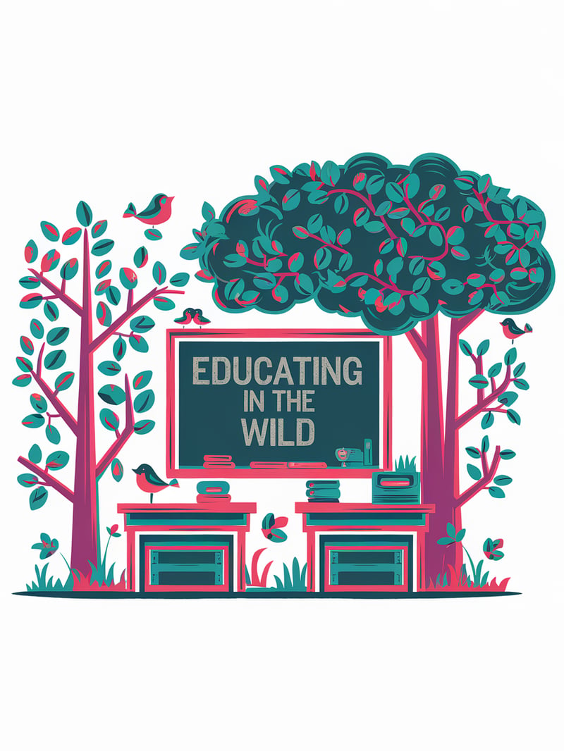 Outdoor Classroom Illustration