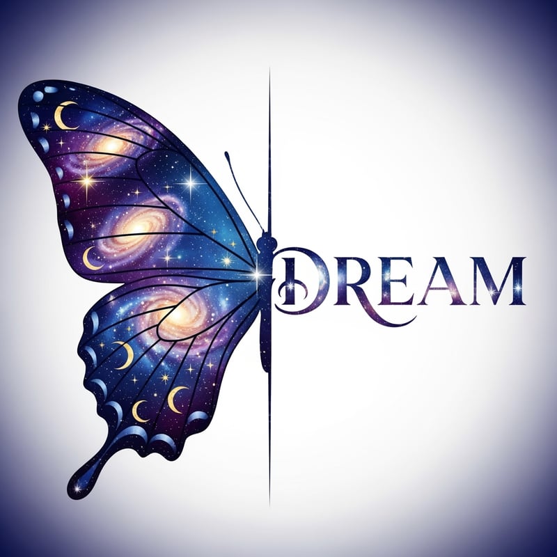 Butterfly Dream Design with Celestial Wings