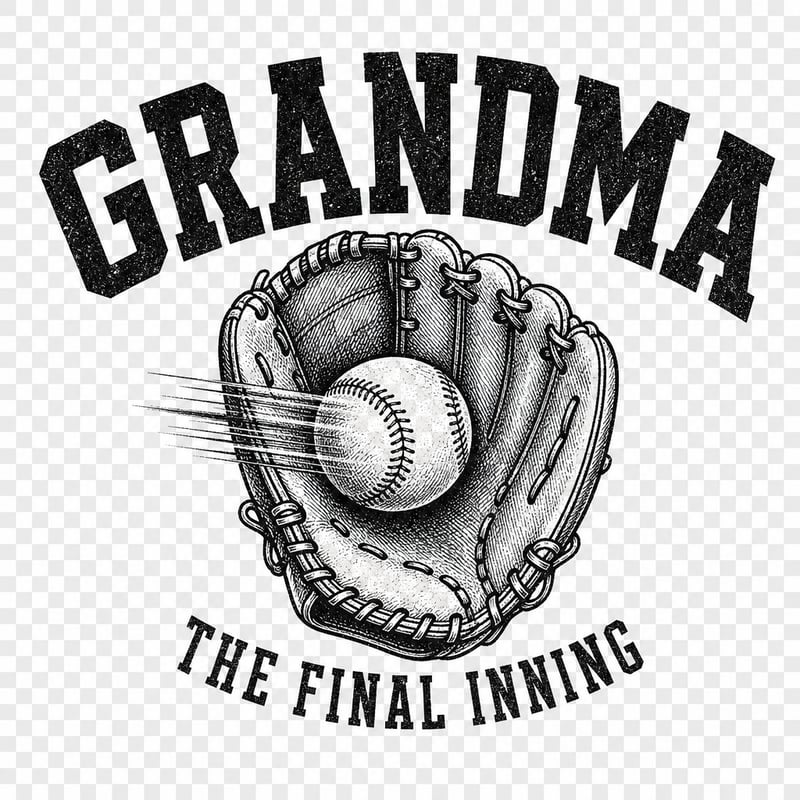 Vintage Grandma Baseball Badge
